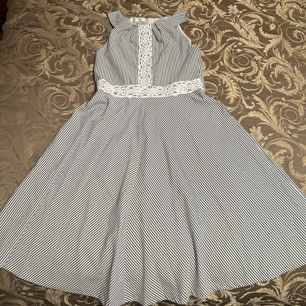 London Times seersucker dress